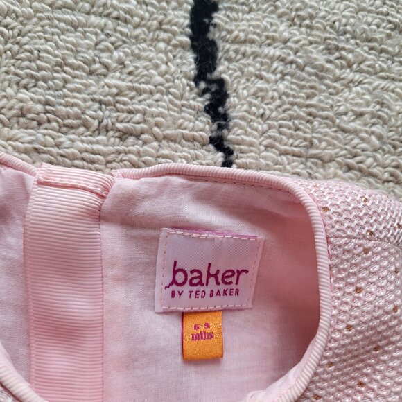 Ted Baker Baby Girls Pink Dress - size 6-9 months - Picture 2 of 2